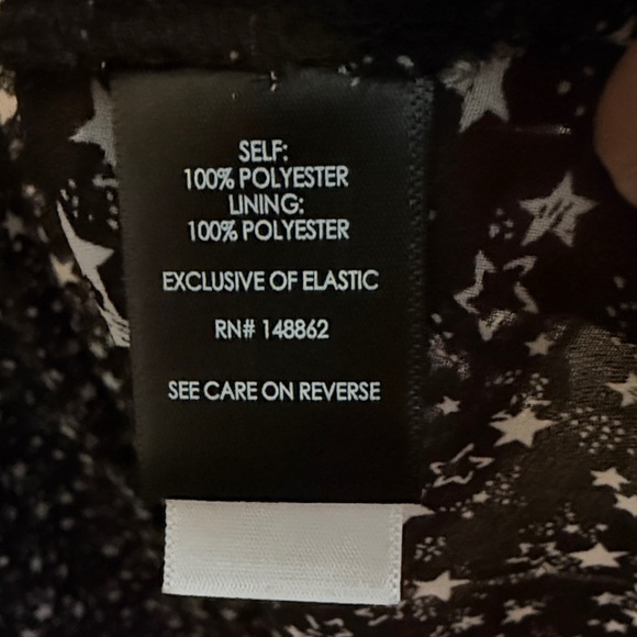 Torrid Black and White Starry Night Fully Lined Midi Dress - Picture 13 of 13